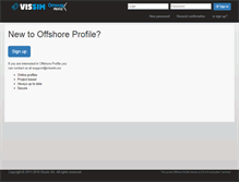 Tablet Screenshot of centrica.offshoreprofile.com